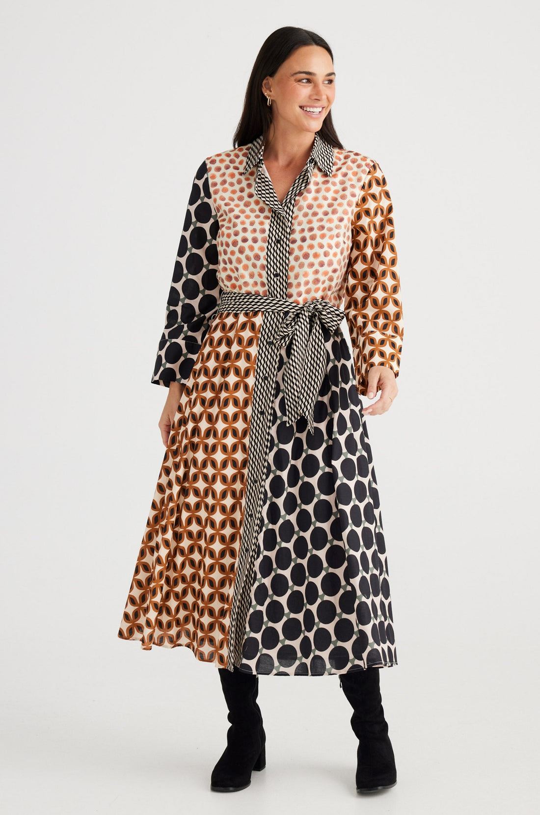 BRAVE AND TRUE Lucy Dress - Gingerbread Dress - Zabecca Living