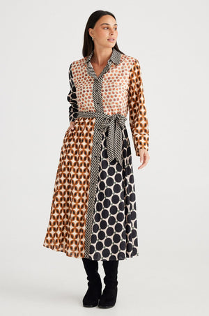 BRAVE AND TRUE Lucy Dress - Gingerbread Dress - Zabecca Living