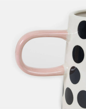 CAROLINE GARDNER Large Jug - Mono Dotty JUG - Zabecca Living