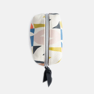 CAROLINE GARDNER Mini Cube Cosmetic Bag - Confetti Hearts COSMETIC BAG - Zabecca Living