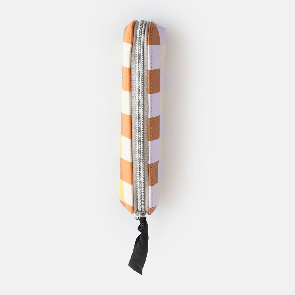 CAROLINE GARDNER Pencil Case - Multi Check bag - Zabecca Living