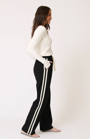 CARTEL & WILLOW Adeline Pant - Black JOGGER - Zabecca Living