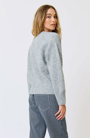 CARTEL & WILLOW Aurora Knit Cardi - Grey Marle Jumpers + Knitwear - Zabecca Living