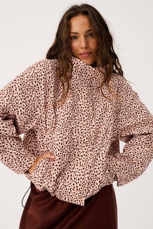 CARTEL & WILLOW Beau Spray Jacket - Ocelot Jacket - Zabecca Living