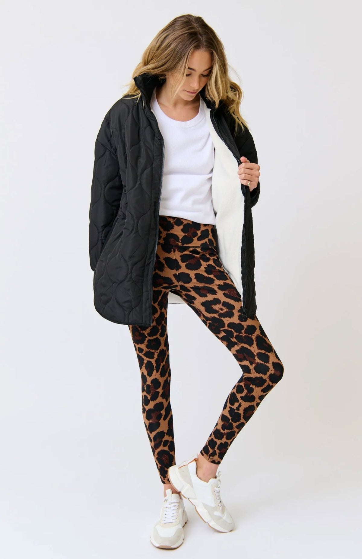 CARTEL & WILLOW Bridie Jacket - Black / Cream Jacket - Zabecca Living