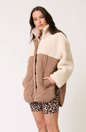 CARTEL & WILLOW Brielle Jacket - Fawn / Cream Jacket - Zabecca Living