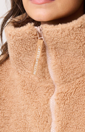 CARTEL & WILLOW Celeste Pullover - Biscuit Jacket - Zabecca Living