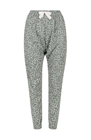 CARTEL & WILLOW Comeback Pant - Smoke Leopard JOGGER - Zabecca Living