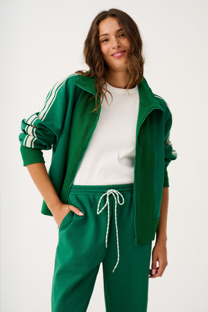 CARTEL & WILLOW Corey Zip Through Sweater - Tide Jumpers + Knitwear - Zabecca Living