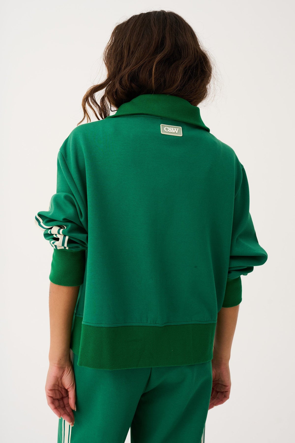 CARTEL & WILLOW Corey Zip Through Sweater - Tide Jumpers + Knitwear - Zabecca Living