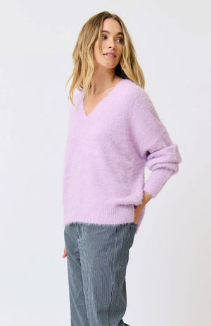 CARTEL & WILLOW Emmie Knit Sweater - Wisteria Jumpers + Knitwear - Zabecca Living