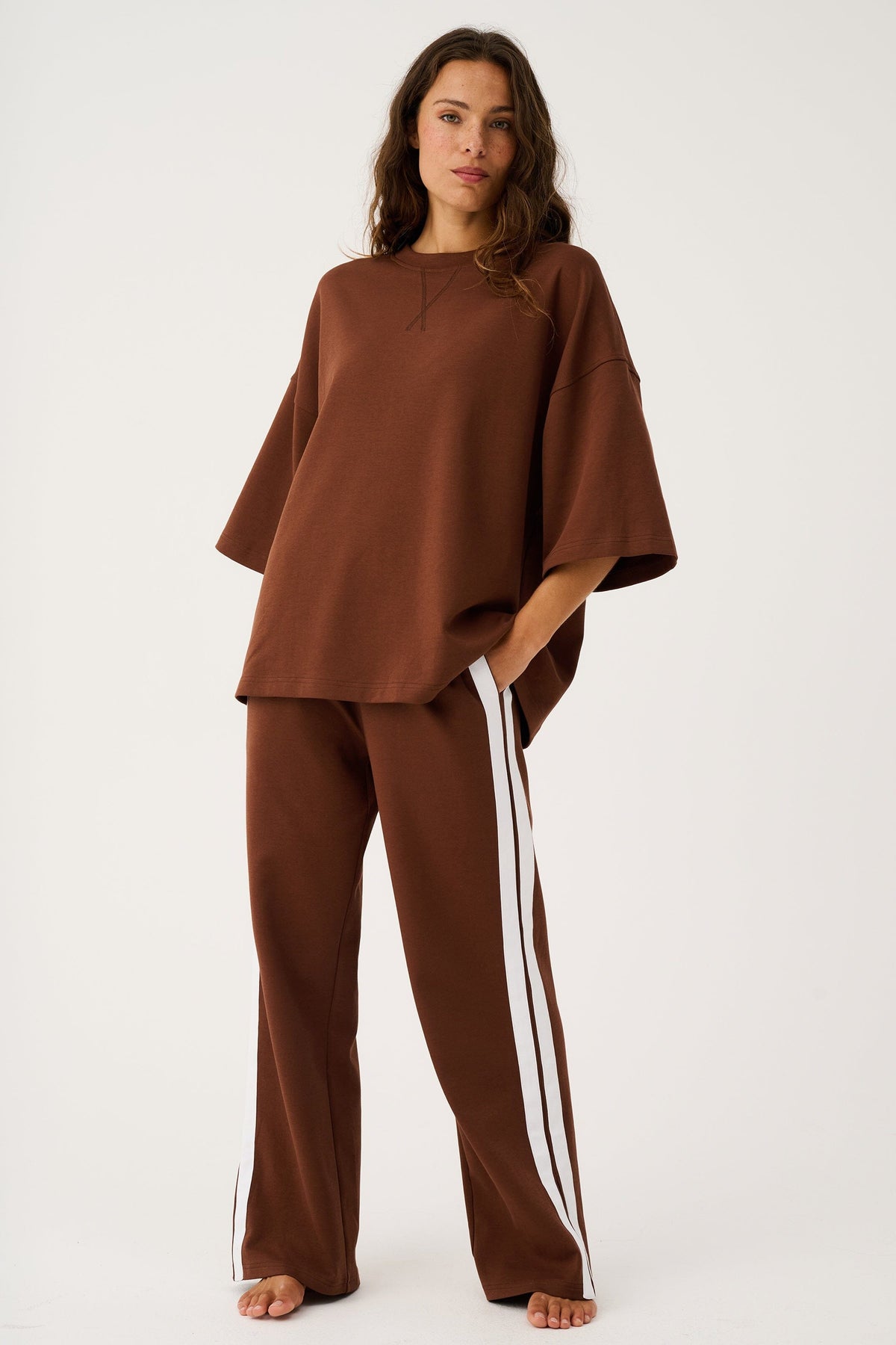 CARTEL & WILLOW Isobel Pant - Truffle PANTS - Zabecca Living