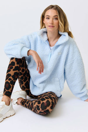 CARTEL & WILLOW Justina Pullover - Ice Blue Jacket - Zabecca Living