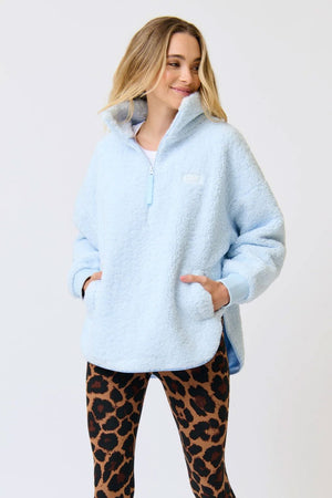 CARTEL & WILLOW Justina Pullover - Ice Blue Jacket - Zabecca Living