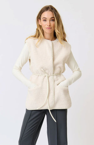 CARTEL & WILLOW Luka Vest - Cream Jacket - Zabecca Living
