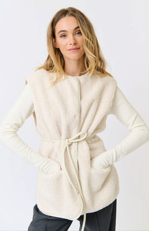 CARTEL & WILLOW Luka Vest - Cream Jacket - Zabecca Living