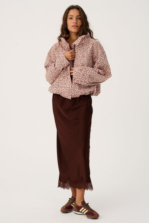 CARTEL & WILLOW Luna Skirt - Truffle Lace SKIRT - Zabecca Living