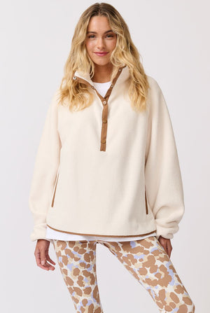 CARTEL & WILLOW Mattie Pullover - Vanilla SWEATER - Zabecca Living