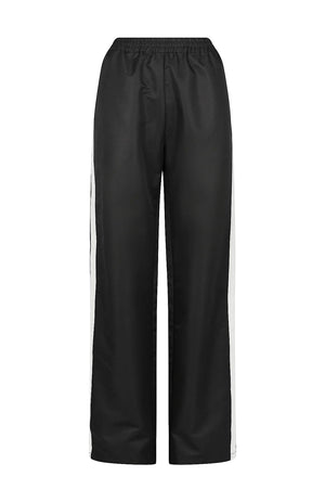 CARTEL & WILLOW Mila Side Stripe Pant - Black / Vanilla JOGGER - Zabecca Living