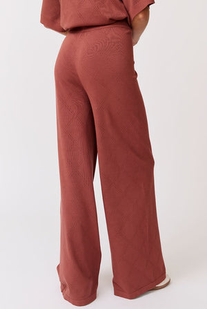 CARTEL & WILLOW Molly Knit Pant - Cocoa Knit JOGGER - Zabecca Living