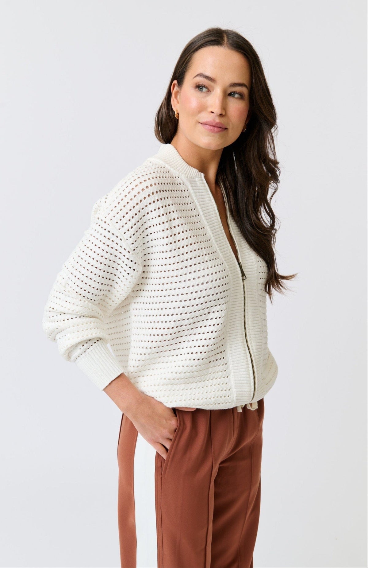 CARTEL & WILLOW Palmer Jacket - Cream Jacket - Zabecca Living