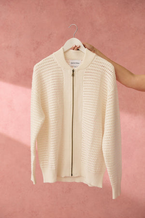 CARTEL & WILLOW Palmer Jacket - Cream Jacket - Zabecca Living
