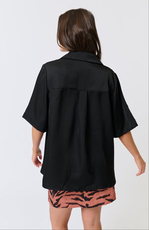 CARTEL & WILLOW Sable Top - Black WOMENS TOP - Zabecca Living