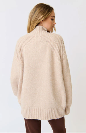 CARTEL & WILLOW Sienna Knit - Oat Marle Jumpers + Knitwear - Zabecca Living