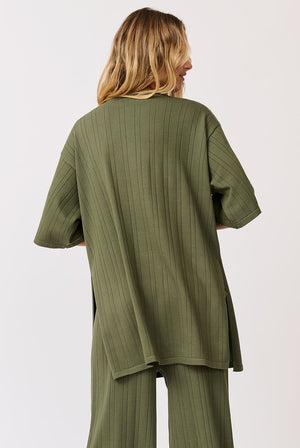 CARTEL & WILLOW Trisha Top - Thyme Knit Jumpers + Knitwear - Zabecca Living
