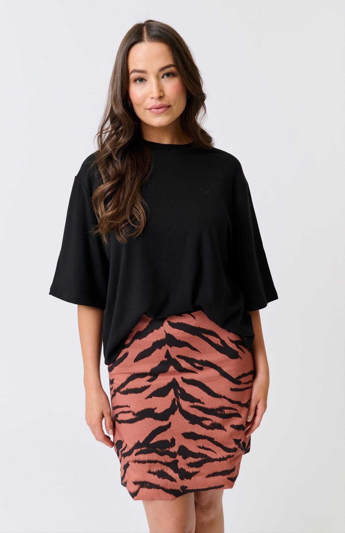 CARTEL & WILLOW Zyla Mini Skirt - Zebra SKIRT - Zabecca Living