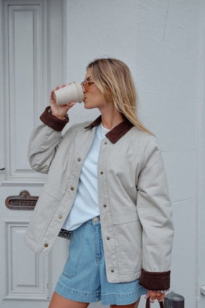 CERES LIFE Blair Barn Jacket - Birch Jacket - Zabecca Living