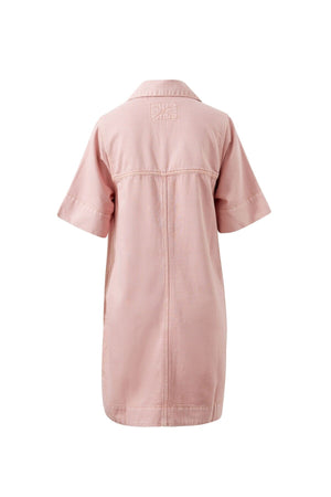 CERES LIFE Bonnie Relaxed Shirt Dress - Blossom Pink Dress - Zabecca Living