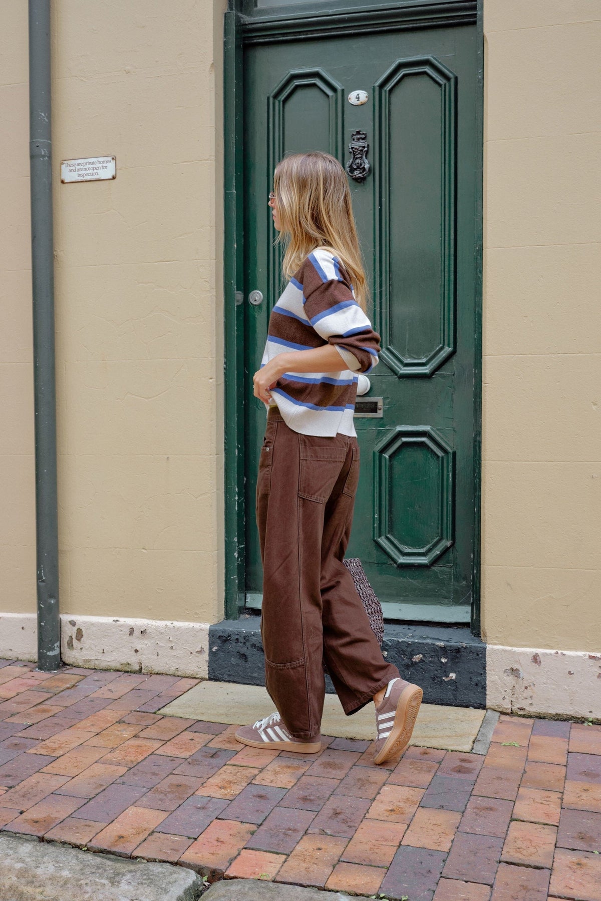 CERES LIFE Demi Barrel Jean - Bitter Choc JEANS - Zabecca Living