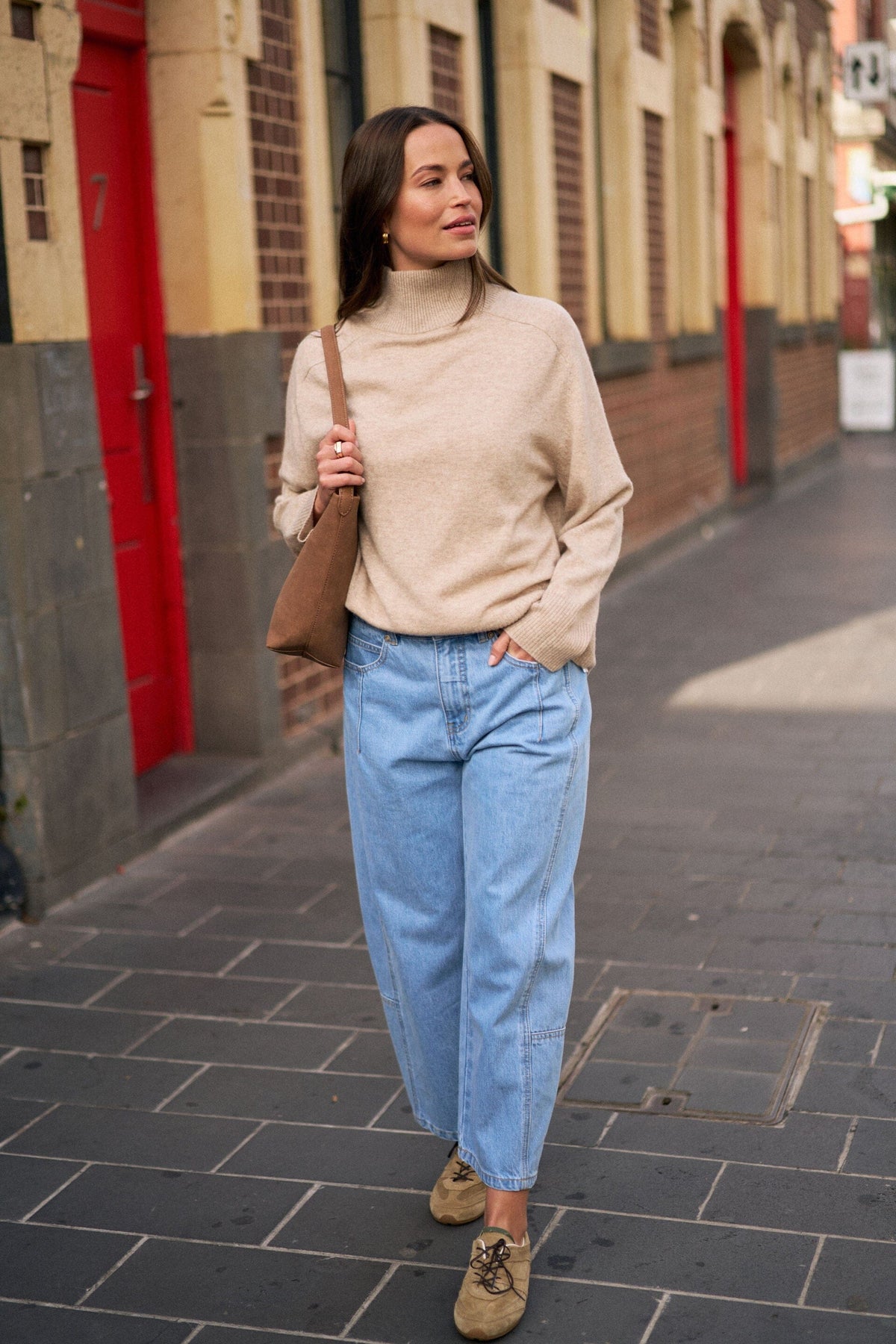 CERES LIFE Demi Barrel Jean - Vintage Blue JEANS - Zabecca Living
