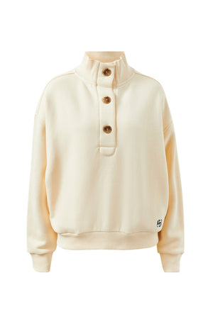 CERES LIFE Marli Button Sweat - Marshmallow Jumpers + Knitwear - Zabecca Living