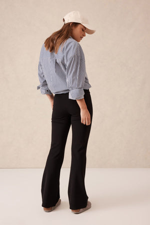 CERES LIFE Ponte Bootleg Pant - Black PANTS - Zabecca Living