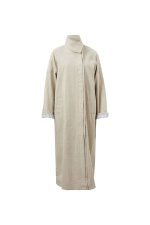 CERES LIFE Rowan Longline Jacket - Stone Jacket - Zabecca Living