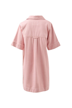 CERES LIFE Sammy Relaxed Shirt Dress - Washed Pink Dress - Zabecca Living