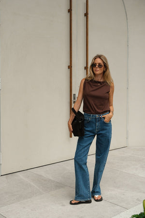 CERES LIFE Sydney Straight Leg Jean - Fresh Indigo JEANS - Zabecca Living