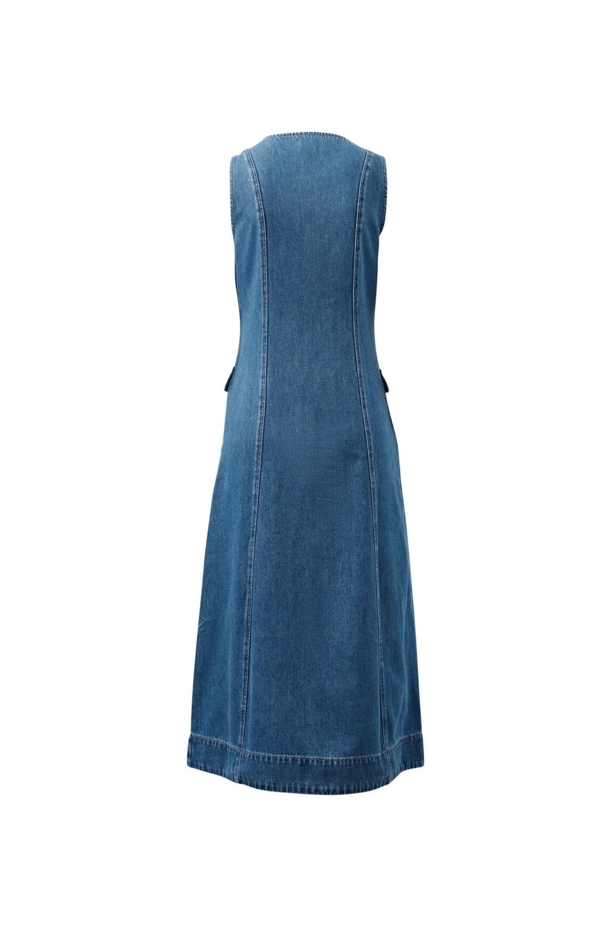 CERES LIFE Taylor Denim Midi Dress - Fresh Indigo Dress - Zabecca Living