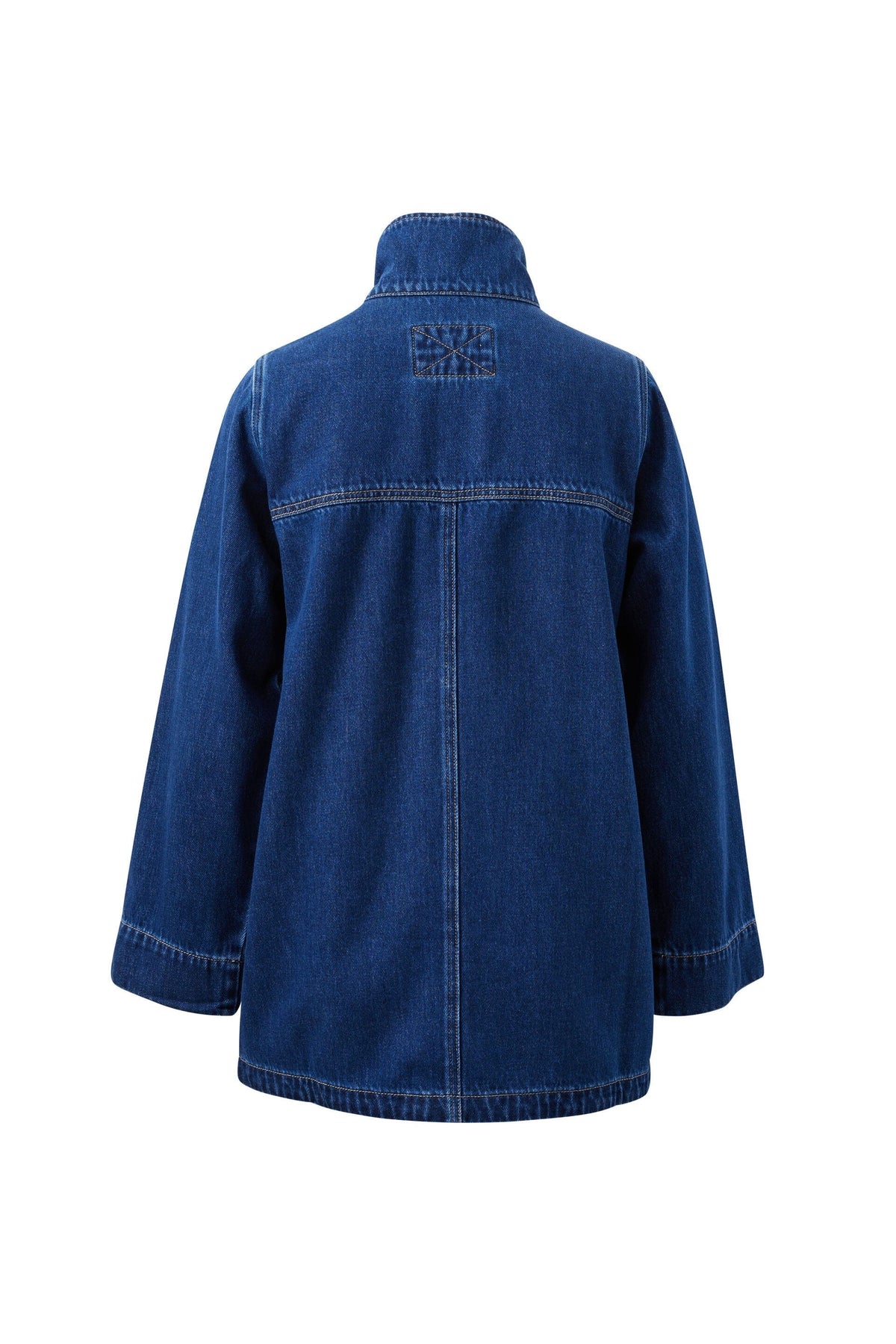 CERES LIFE Tilda Funnel Neck Shacket - Midnight Jacket - Zabecca Living