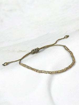 CHANDRA COLLECTIONS Golden Thread Bracelet BRACELET - Zabecca Living