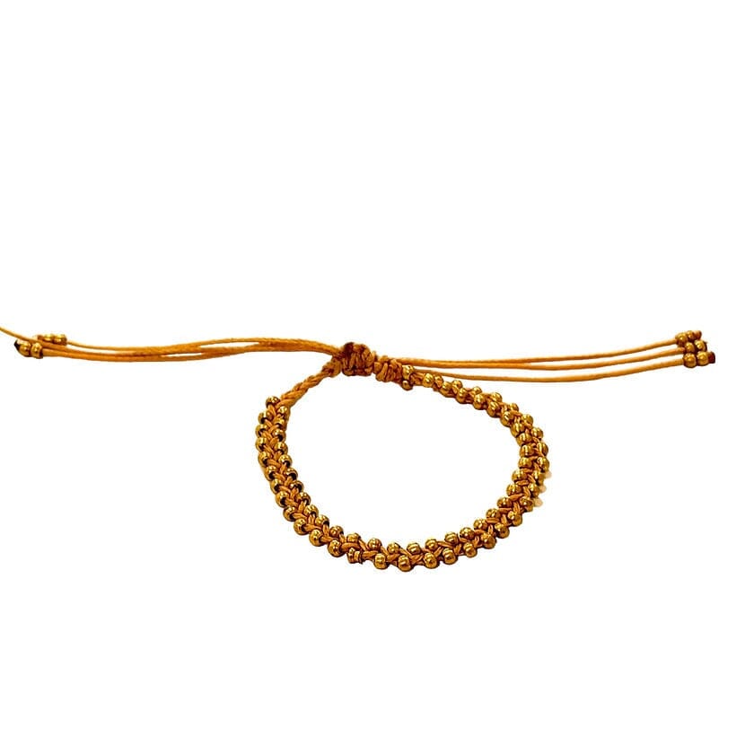 CHANDRA COLLECTIONS Nav Macrame Bracelet - Beige BRACELET - Zabecca Living