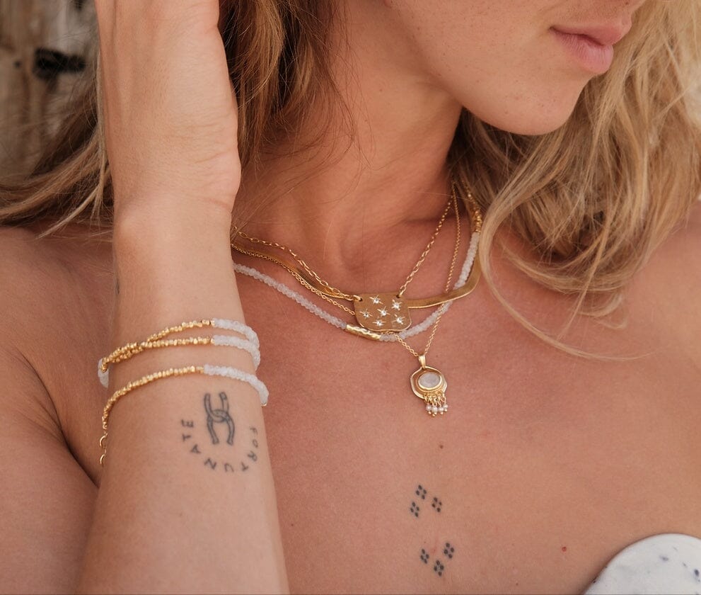 CHANDRA COLLECTIONS Zakai Moonstone Bracelet BRACELET - Zabecca Living