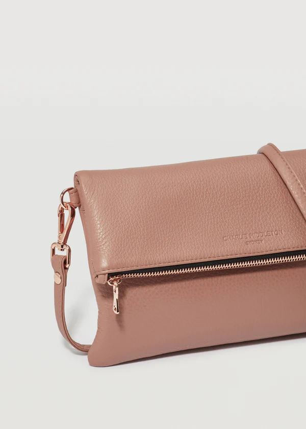 CHARLIE MIDDLETON Ballet Weekend Crossbody Bag - Gold HANDBAG - Zabecca Living