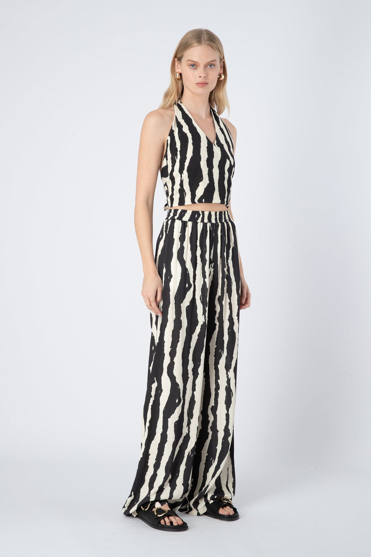 CURAAE Jett Pant - Black / White PANTS - Zabecca Living