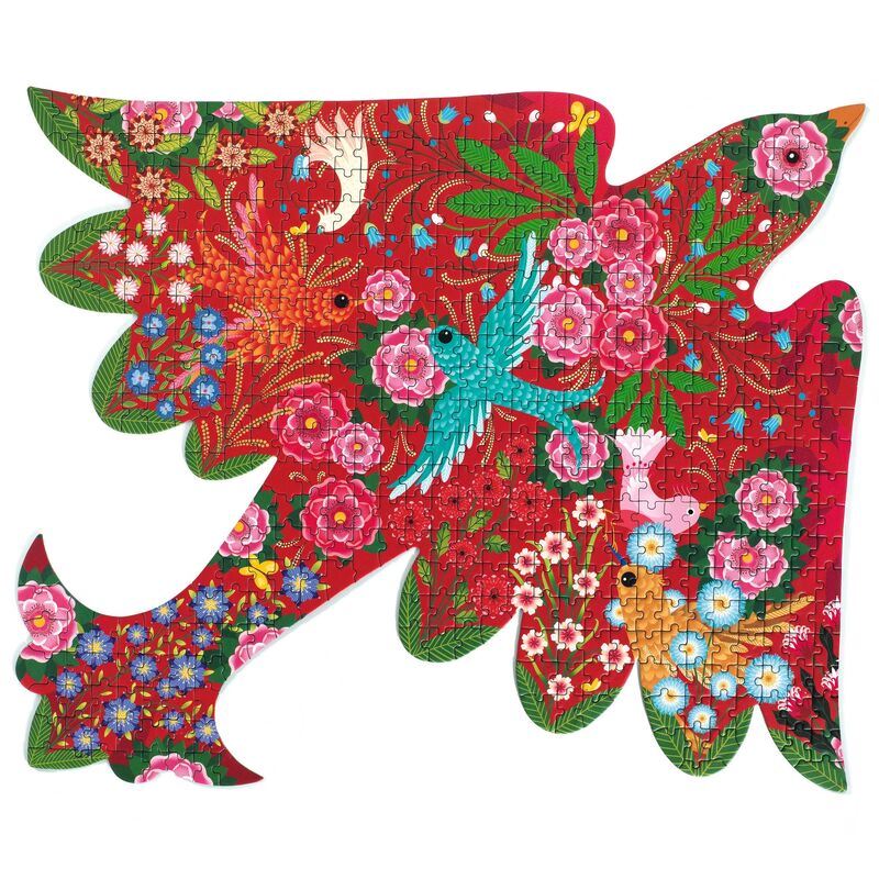 DJECO Bird Shaped 500pc Art Puzzle KIDS TOY - Zabecca Living