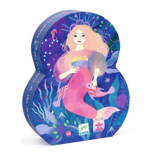 DJECO Ella the Mermaid 36 pc Silhouette Puzzle KIDS (5+ Yrs) - Zabecca Living
