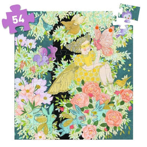 DJECO Flora's Tree 54pc Silhouette Puzzle KIDS (5+ Yrs) - Zabecca Living