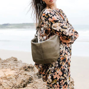 DUSKY ROBIN Elsie Bag - Olive HANDBAG - Zabecca Living